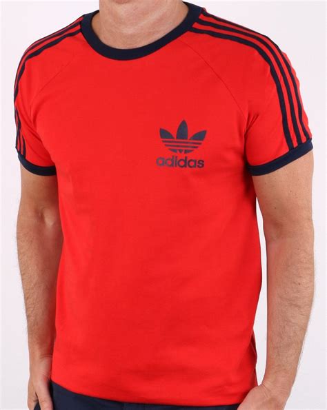 adidas t shirt baumwolle rot|rote T.